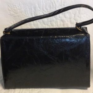 Risque Bags - Risqué Black Faux Leather Satchel Risque Bags - Risqué Black Faux Leather Satchel